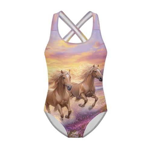 Image of Ystardream Cute Swimsuits for Girls Bathing Suits with Soft & Quick-Dry Fabric Swimwear
