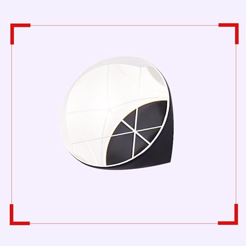 Image of Yunseity Corner Prism, Copper Coated 1 inch Corner Cube Prism, Optical Glass Coating Plated 25.4mm Trihedral Retroreflector, 5 Arc Secs Return, High