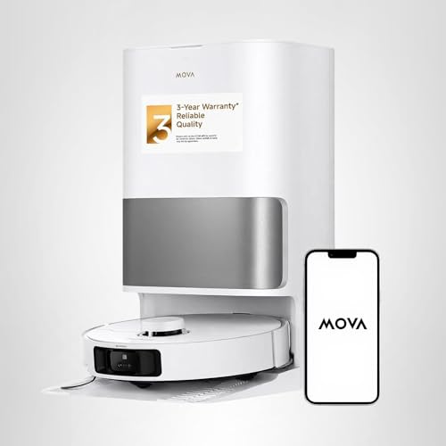 Mova P10 Pro Ultra Robot Vacuum and Mop 13,000Pa Suction, 140°F Hot Water Auto Mop Washing & Drying, Dual Spinning Extenable Mop,10.5mm Lifting for Carpet, 360°Obstacle Avoidance, App Control 1 Mova P10 Pro Ultra Robot Vacuum and Mop 13,000Pa Suction, 140°F Hot Water Auto Mop Washing & Drying, Dual Spinning Extenable Mop,10.5mm Lifting for Carpet, 360°Obstacle Avoidance, App Control