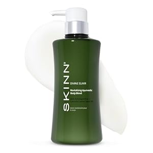 SKINN Natural Body Lotion, Ayurvedic Body Blend – Divine Elixir Revitalizing Natural Lotion for Dry Skin – Soothing, Cooling, & Moisturizing Ashwagandha Body Lotion for Wrinkles & Stretch Marks