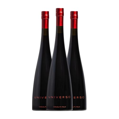 Vermut Universo Rojo Macabeo y Airén 75 cl (Caja de 3 Botellas de 75 cl)