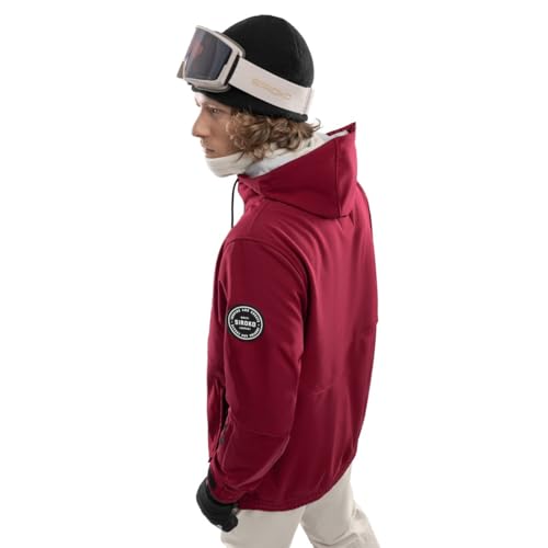 SIROKO - Snowboardjacke W1 Groenland - L - Bordeauxrot
