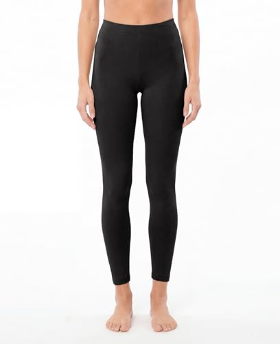 Image of Sexy Basics Womens Ultra Soft Cotton Stretch Full Length Footless Leggings Skinny Pant Tights | Multi Packs & Colors