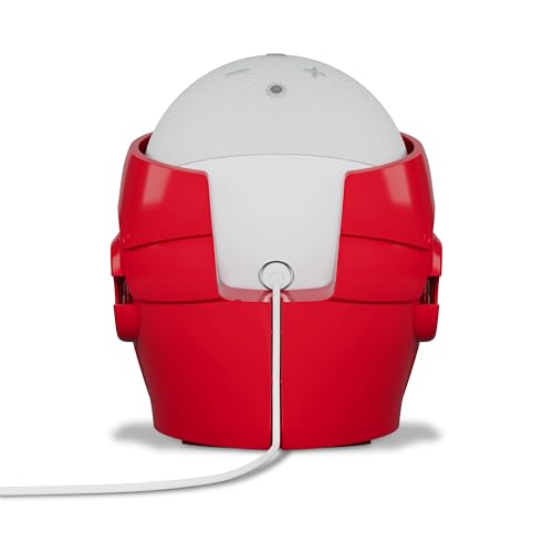 Echo Bundle: Echo Dot (5th Gen, 2022 release) | Glacier White and Limited Edition Marvel Iron Man Stand - image 5
