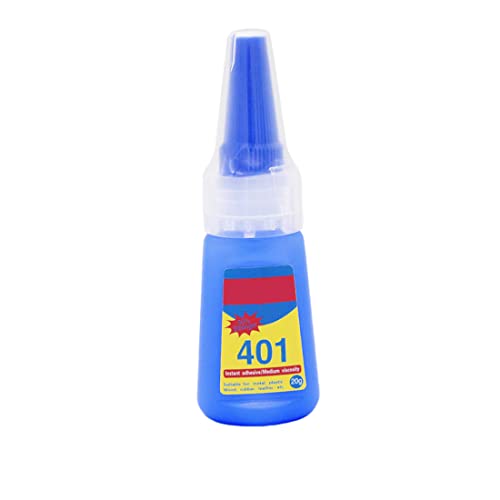 401 Super Glue Liquid, adhesivo instantáneo transparente multiusos para tela de cuero de papel de madera
