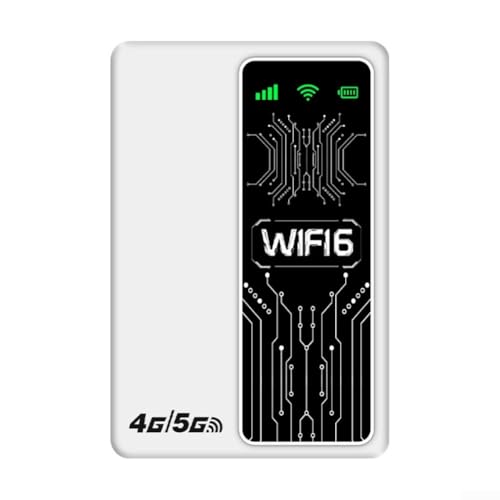ARMYJY Router WiFi móvil compacto, dispositivo de punto de acceso de banda ancha 4G 5G LTE de 300 Mbps, adaptador de red inalámbrico con tarjeta SIM para exteriores
