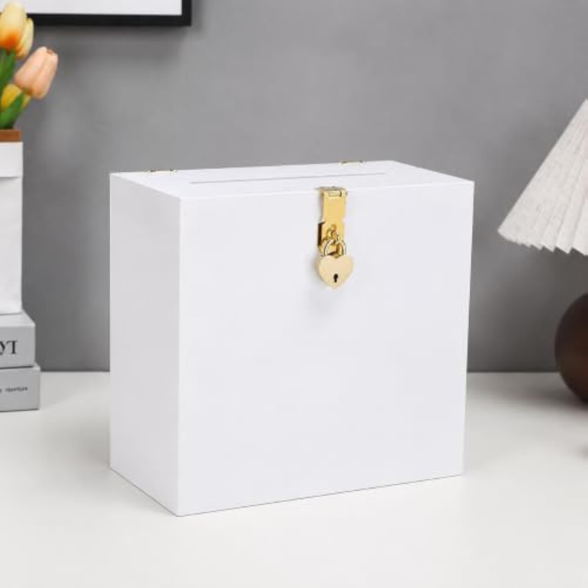 Acrylic Wedding Card Box, Decorative Container
