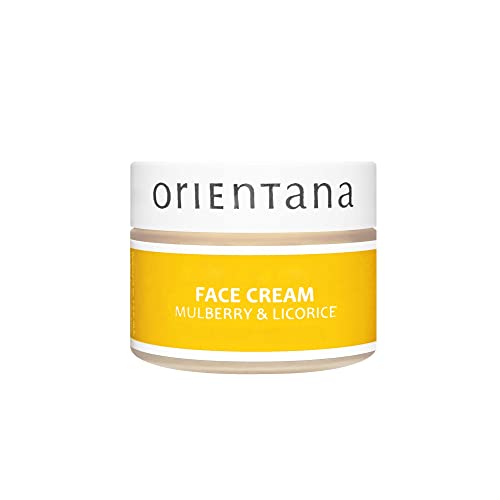 Orientana - Crema Facial Natural Mora & Regaliz | Anti Redness Anti Envejecimiento e Inflamatorio Hidratante | Calmante e Hidratante Pieles Grasas y Problemáticas – 50g