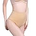 Evenriver Women Waist Tummy Shapewear Butt Lift Control Panty Thong Body Shaper,Beige,Medium (Waist 24.5-26.5 Inch)