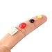 BLEWAY Bump Dots for Visually Impaired 165 Pcs Combo Pack(Red,Yellow,Black,White) - Low Vision Aids Braille Stickers Raised Tactile Dots for Elderly, Blind