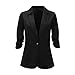 Women's Cropped Blazer Jacket Open Front Dressy Cardigan Lightweight Office Jacket Plus Size Professional Work Clothes Business Casual Short Blazers Coat Fashion Outerwear