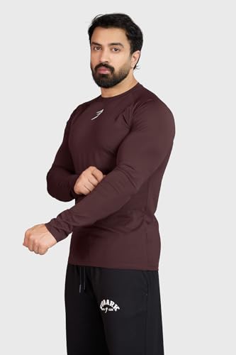 Image of FUAARK Men's Full Sleeves Gym Slim Fit T-Shirt
