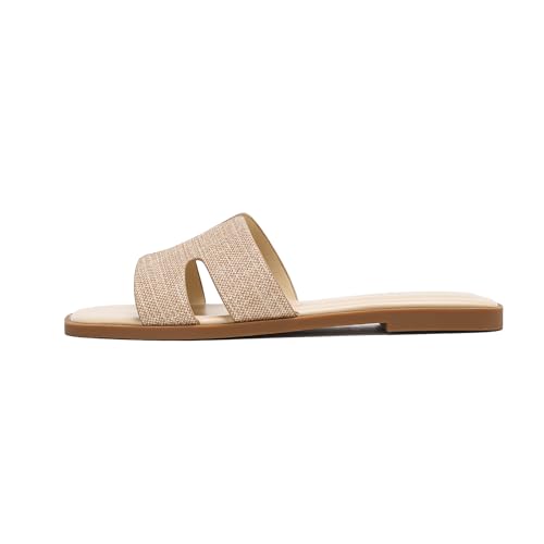 Image of Stratuxx Kaze Women's Open Toe Flat Dress Slide Sandals