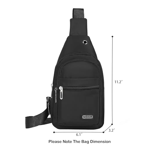 Small Sling Backpack Crossbody Sling Bag, Chest Bag Daypack Fanny Pack Cross Body Bag for Outdoors Hiking Traveling