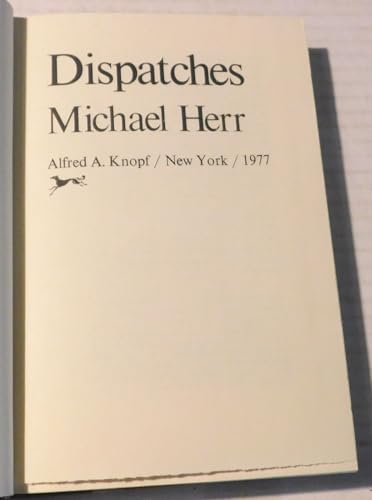 Dispatches 0394417887 Book Cover