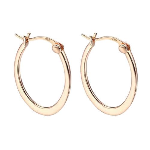 Boucles d'oreilles créoles grand cercle rond pour femmes bijoux tendance