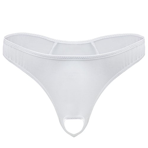 Mens Sexy Low Rise Open Pouch Hole Jockstrap Micro Mini Triangle G-string T-back Briefs Thongs Underwear