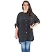 Large Hair Stylist Smock - Stylist Tunic - Plus Size Smock - Salon Smock with Pockets - Stylist Jacket for Women - Plus Size Hairdresser Smock - Black Esthetician Jacket - Hair Cutting Jacket
