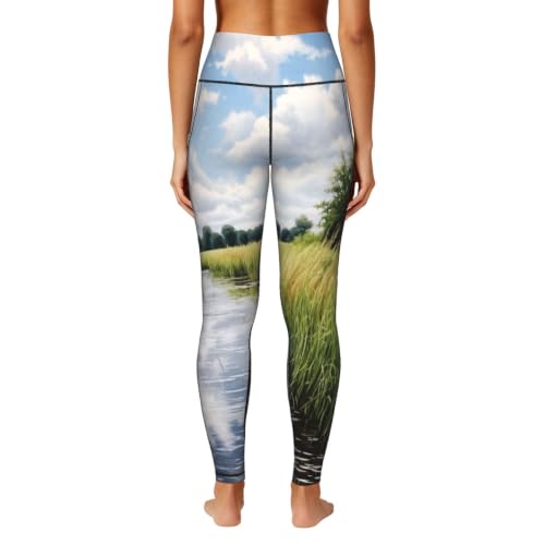 Pantalones de yoga anticompresión con bolsillos para evitar transparencias 4