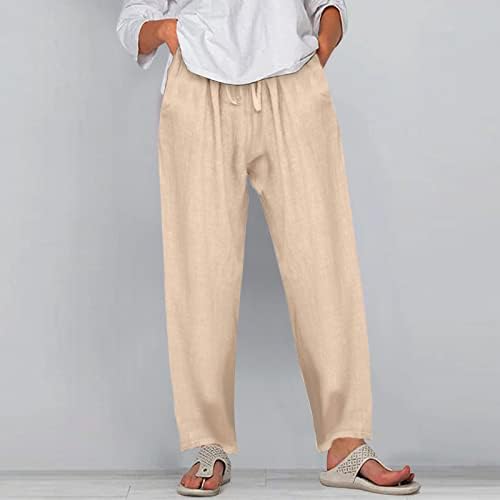 Women Casual Solid Color Trouser Pant Blend Drawstring Elastic Waist Pocket  Long Wide Leg Pants Elastic Waist Pants Women : Amazon.nl: Fashion