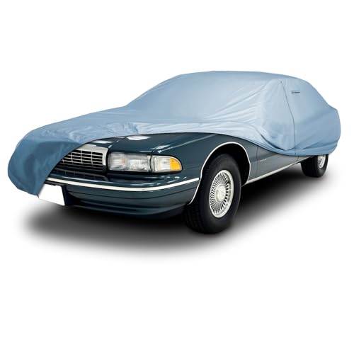 Image of iCarCover Premium Car Cover for 1991-1996 Chevy Caprice Sedan Heavy Duty Waterproof All-Weather Automobiles Custom Fit Indoor Outdoor UV Snow Protection Covers with Straps and Bag