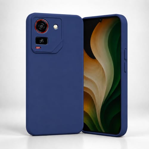 Image of FIRST MART Matte Silicone Back Cover for AI+Pluse - Blue