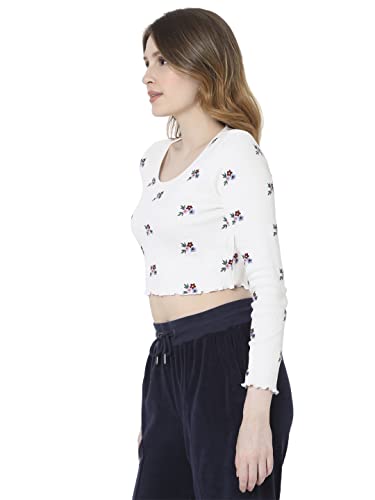 Image of VERO MODA Women's Cotton Blend Regular Fit Top