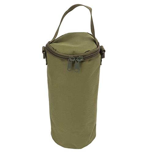 Borsa portaoggetti borsa da campeggio con tracolla per serbatoi di gas luci multi doppia cerniera maniglia design verde