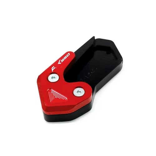 Béquille agrandir la plaque pied latérale AK550 accessoires moto élargisseur support