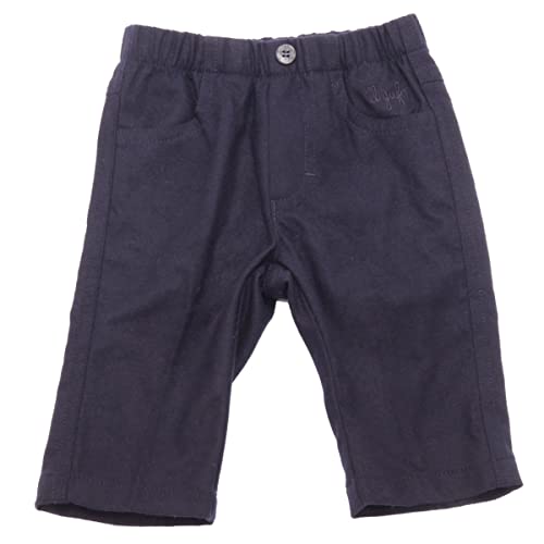 Pantalones de niño IL GUFO azules con cintura elástica cómoda
