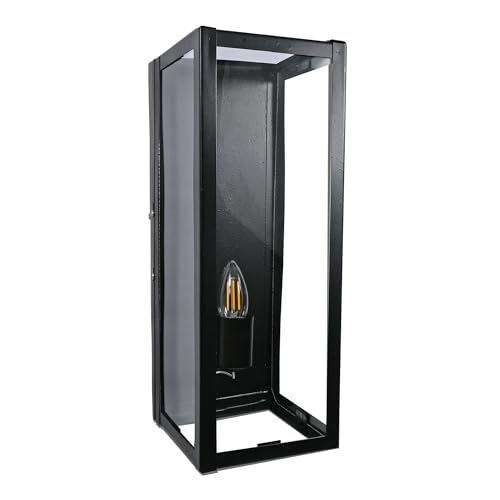 Image of SINOMAN Metal Wall Light For Living Room Modern /Wall Lamps For Bedroom /For Living Room /Wall Lights For Home Decoration /Bedside Wall Lamp (Wl Rectangle, Without Bulb)