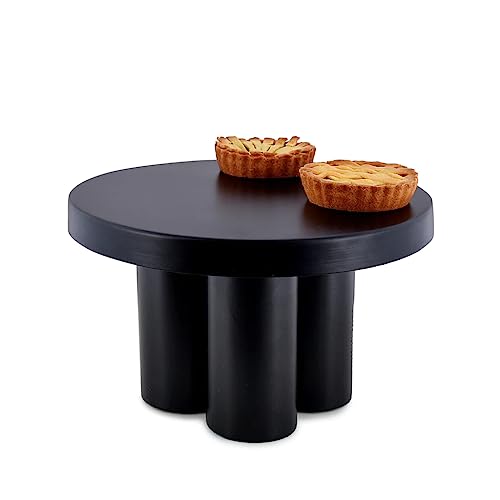 Elan Evander Cake Stand, Cupcake Stand for Party (Matt Black)