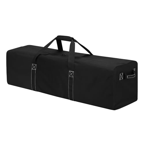 48 Inch Duffle Bag for Travel Camping - 165L Extra Large Heavy Duty Duffel Bag Sport Equipment Storage Bag with 2 Sides Handles-Black