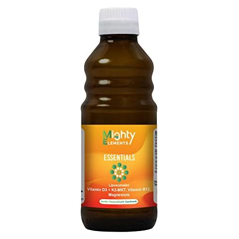 Mighty Elements 4 in 1 - Liposomales Vitamin D3, Vitamin K2-MK7, Vitamin B12 Cover