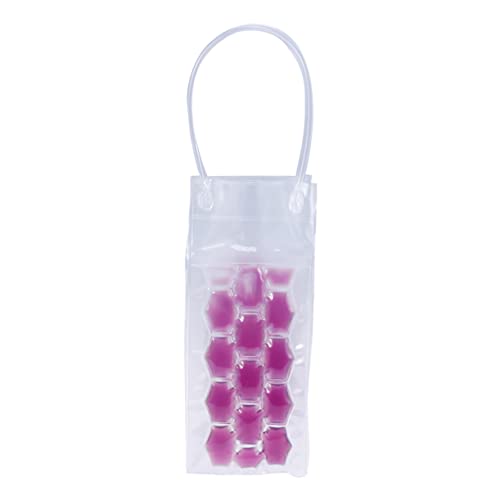 HOLIDYOYO Wine Bottle Cooling Bag Double-sided 750ml Wine Chiller Bag for Travel Picnics Bbqs