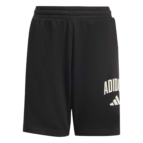Pantalones cortos unisex niños Adidas de algodón suave con bolsillos laterales y cintura elástica