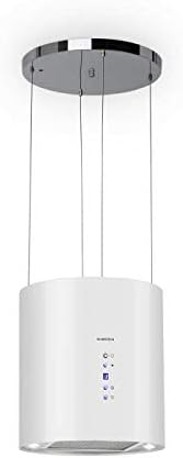 Klarstein Hanging Island Kitchen Cooker Hood, Island Cooker Hoods, Extractor Fan for Kitchens, Carbon Hood Filter, 522m³/h Airflow Hoods, Chandelier Design Extractor Fan Kitchen [Energy Class B]