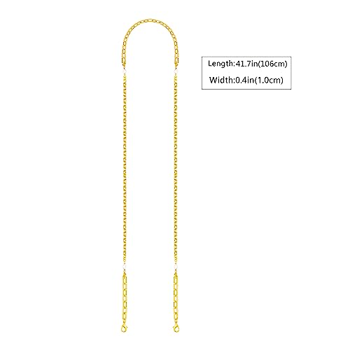 Image of jiesinlov Purse Chain Strap CrossBody Handbag Shoulder Bag Strap Replacement Straps, with Metal Buckles (F 41.7in)