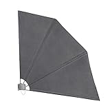 Gestell-Material: Stahl BalkonfÃ¤cher Sichtschutz / Sonnenschutz / Windschutz natur