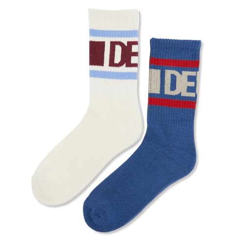 Chaussettes Deus Ex Machina en lot de deux paires multicolores, taille unique et coton confortable