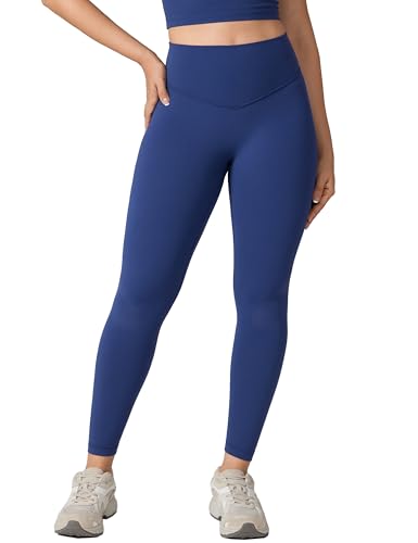 Image of UNISSU Hugcurve No Front Seam High Waisted Workout Leggings for Women Buttery Soft Yoga Pants Gym Athletic Tights - 25''