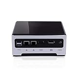 nuc mini pc hackintosh ✍【HD 4K HTPC & Wireless】Silent Mini Computer mit HDMI und DP Dual-Ausgang ausgestattet,Es unterstützt 4K Dual-Screen-Display, 2.4G+5.0G Wifi mit Bluetooth 4.0, 2*Gigabit Ethernet-Netzwerk, um das Internet zu betreiben, um ein stärkeres Signal und eine schnellere Geschwindigkeit zu gewährleisten, um Ihnen schnelle und stabile Internet-Verbindungen zu geben, wifi-Service deckt alle Ihre Heimatbereiche ab.