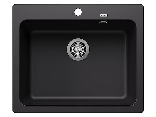 Évier Blanco Naya en composite noir 60 cm pour cuisine moderne - 2