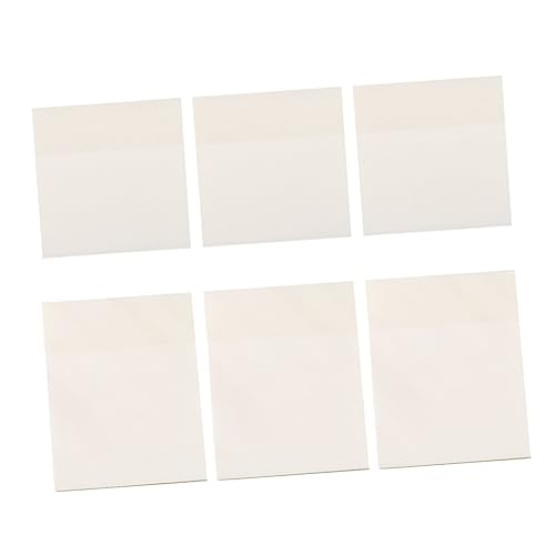Bloc-notes en gel transparent effaçable Tofficu avec pochoir pour mémos impeccables