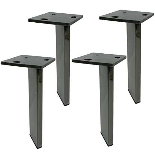 Patas de metal para muebles con protectores de suelo que evitan arañazos en casa 2
