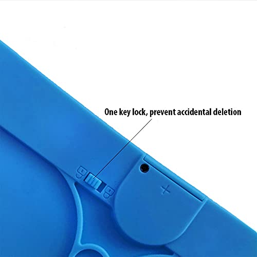 Image of SYGA LCD Writing Pad, 15 inch Kids Doodle & Scribble Boards Erasable Writing Tablet for Kids Adults, Blue