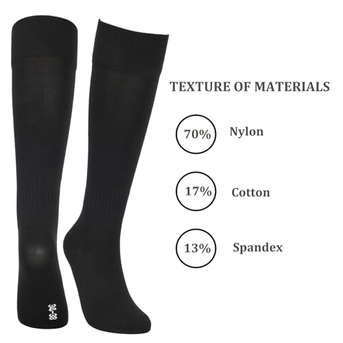 Mens Softball Soccer Socks Over-the-Calf Football Baseball Athletic Tube Socks for Youth Teens Boys3