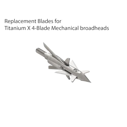 Truglo lames de rechange pour pointe titane x4 arc de chasse