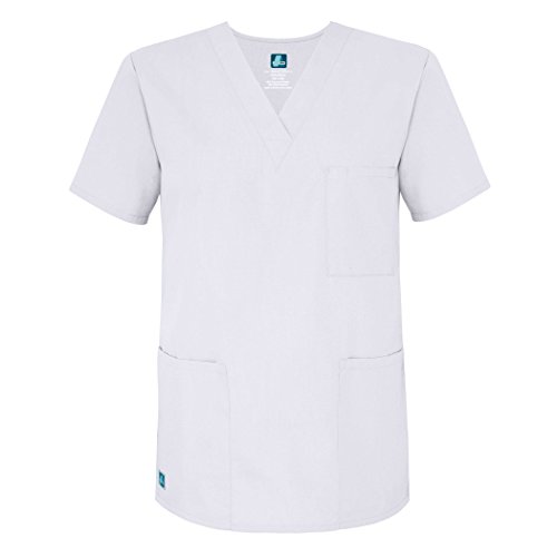 Adar Casaca Laboral de Enfermería Unisex - 601 Color: Wht | Talla: S