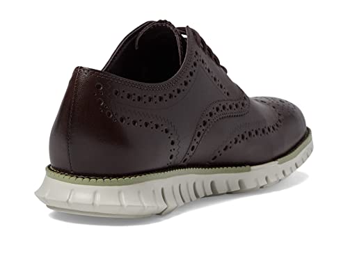 Image of Cole Haan Men's Zerogrand Wing Tip Oxford, Dark Chocolate Gold Fusion, 8.5 Wide